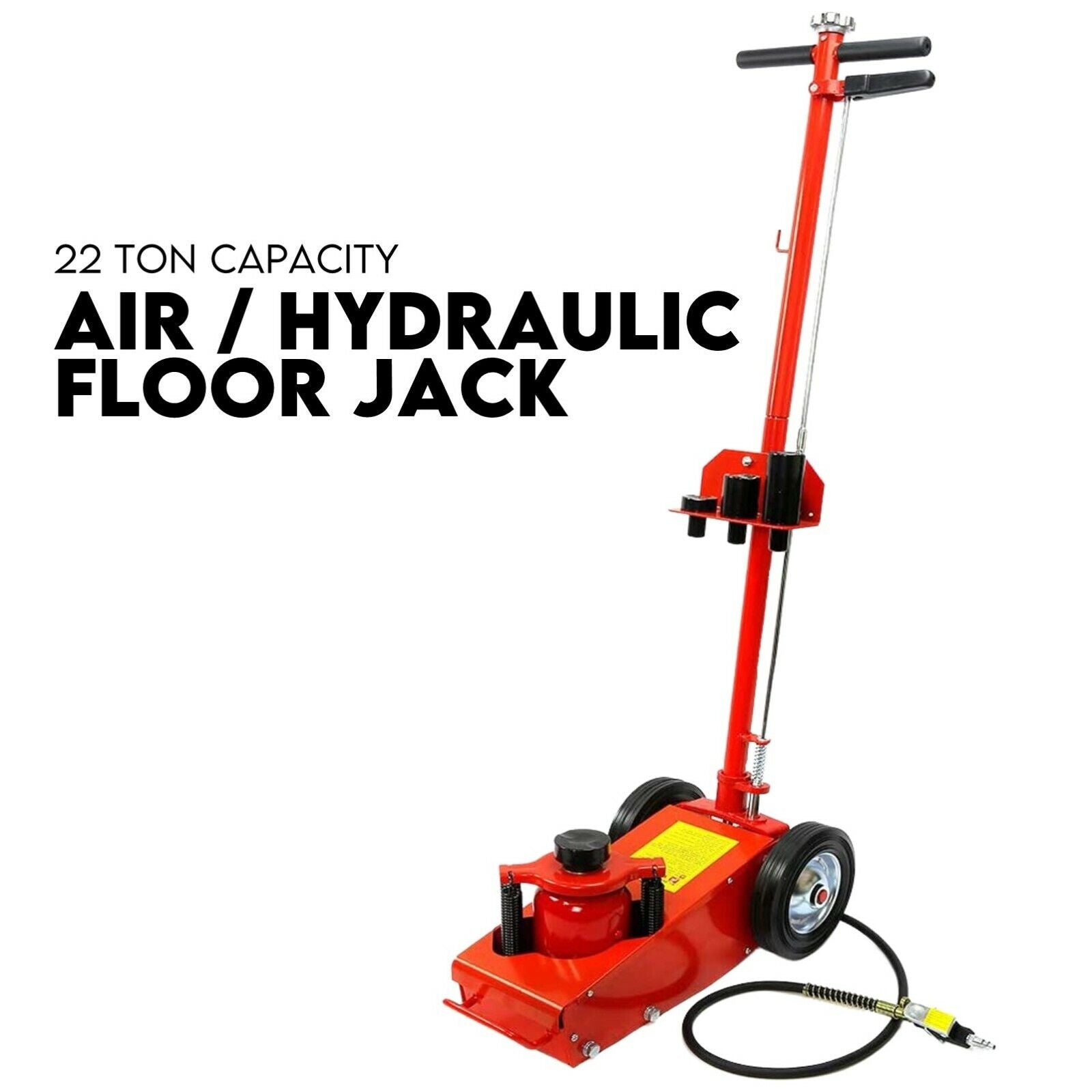 Low Profile 22 Ton Air Hydraulic Trolley Jack Floor Garage Truck Service Jack