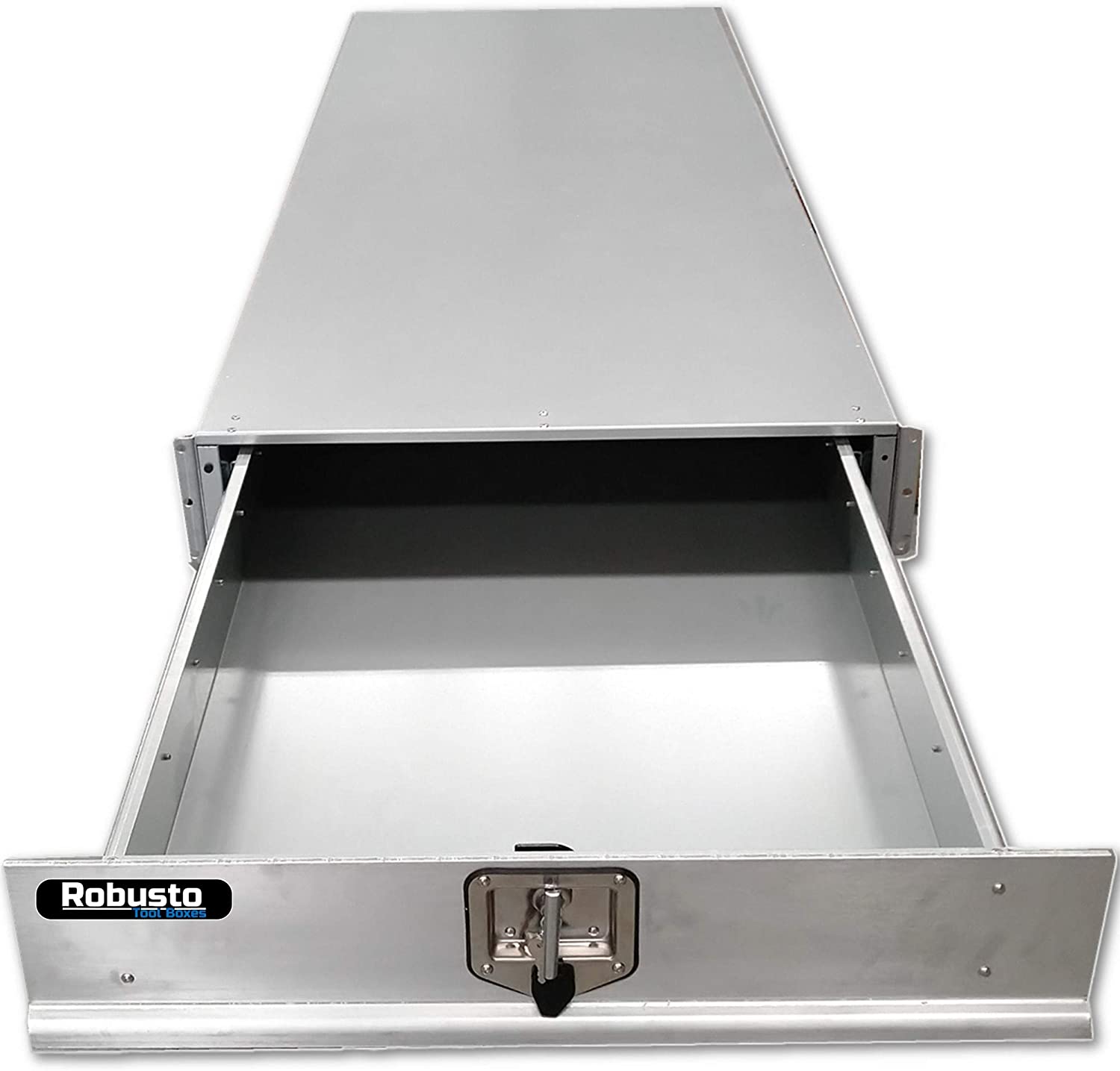 Under Tray Tool Box Trundle Drawer 1500 mm UTE Drawer Dual Extra Cab Toolbox