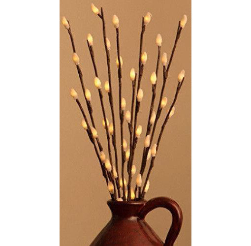 LED Light Bunch Stem - Warm White BATTERY fairy lights - 50cm high 20 bulbs/petals