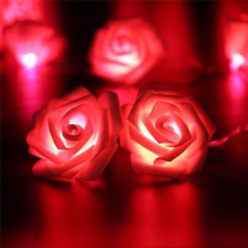 Red Rose battery string fairy light - party night light wedding decoration