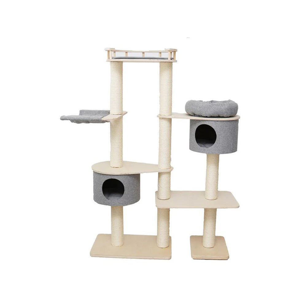 CATIO Duo Cat Climbing Tower and House Condo C6035