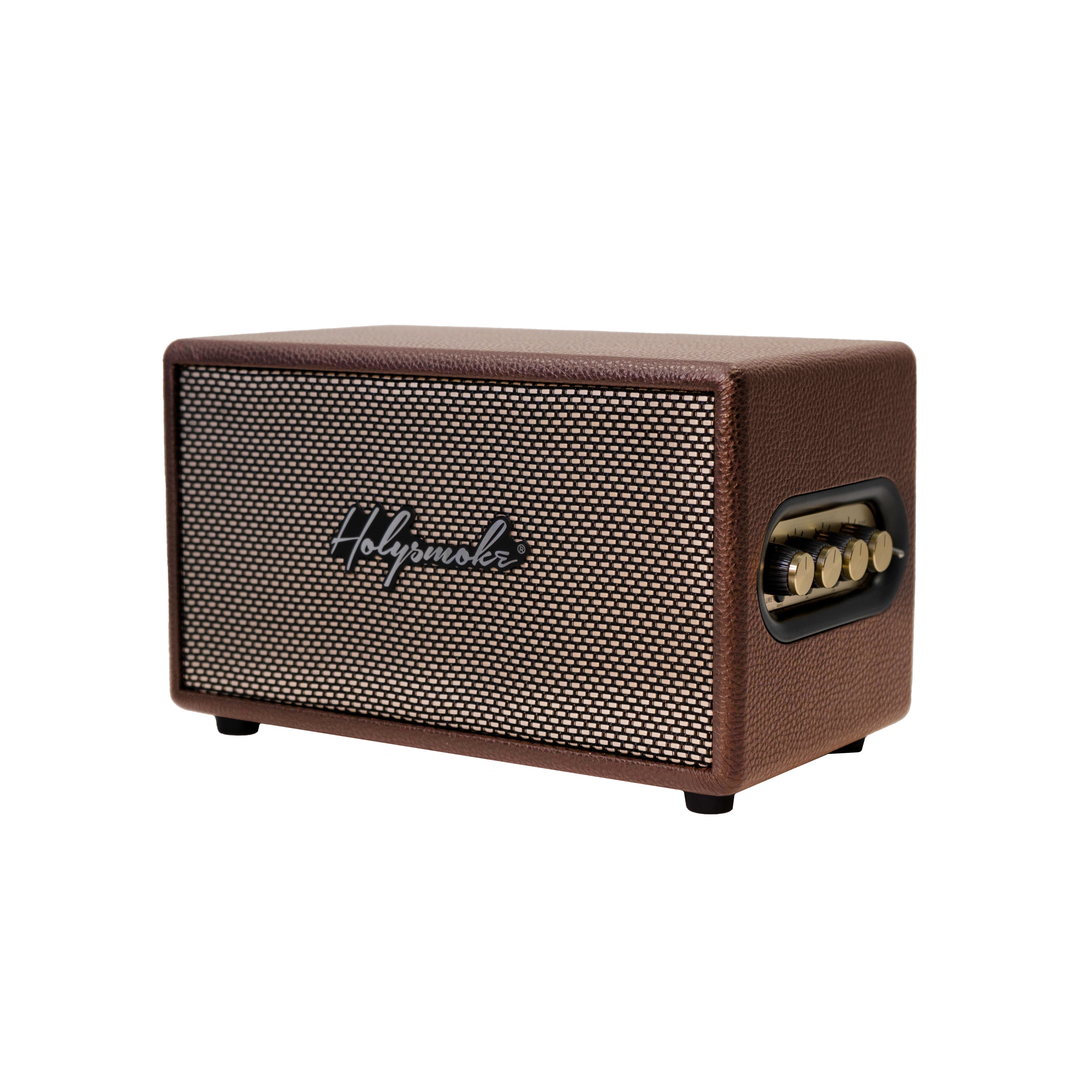 HolySmoke The Larry Retro Bluetooth Speaker - Brown