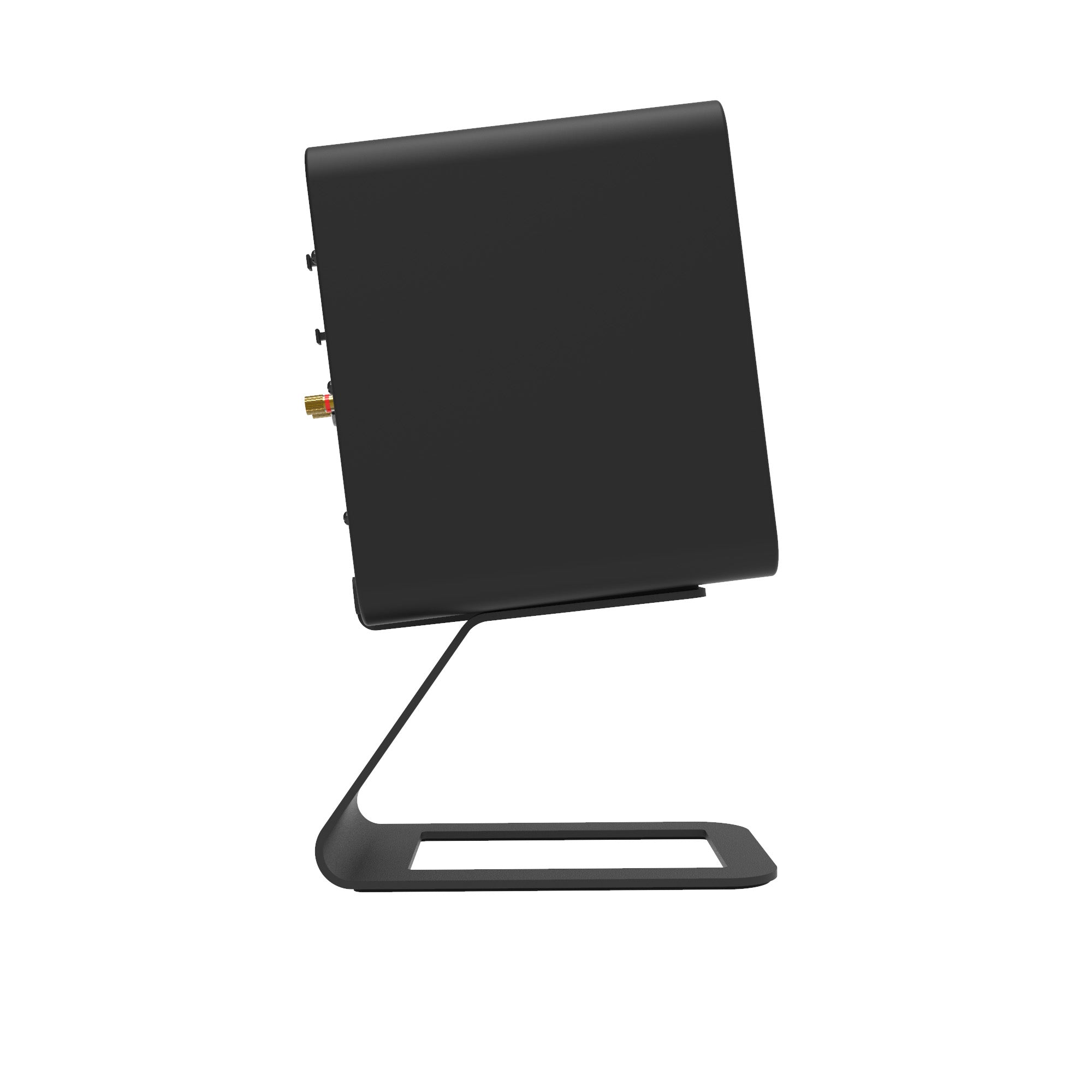 Kanto SE4 Elevated Desktop Speaker Stands for Midsize Speakers - Pair, Black