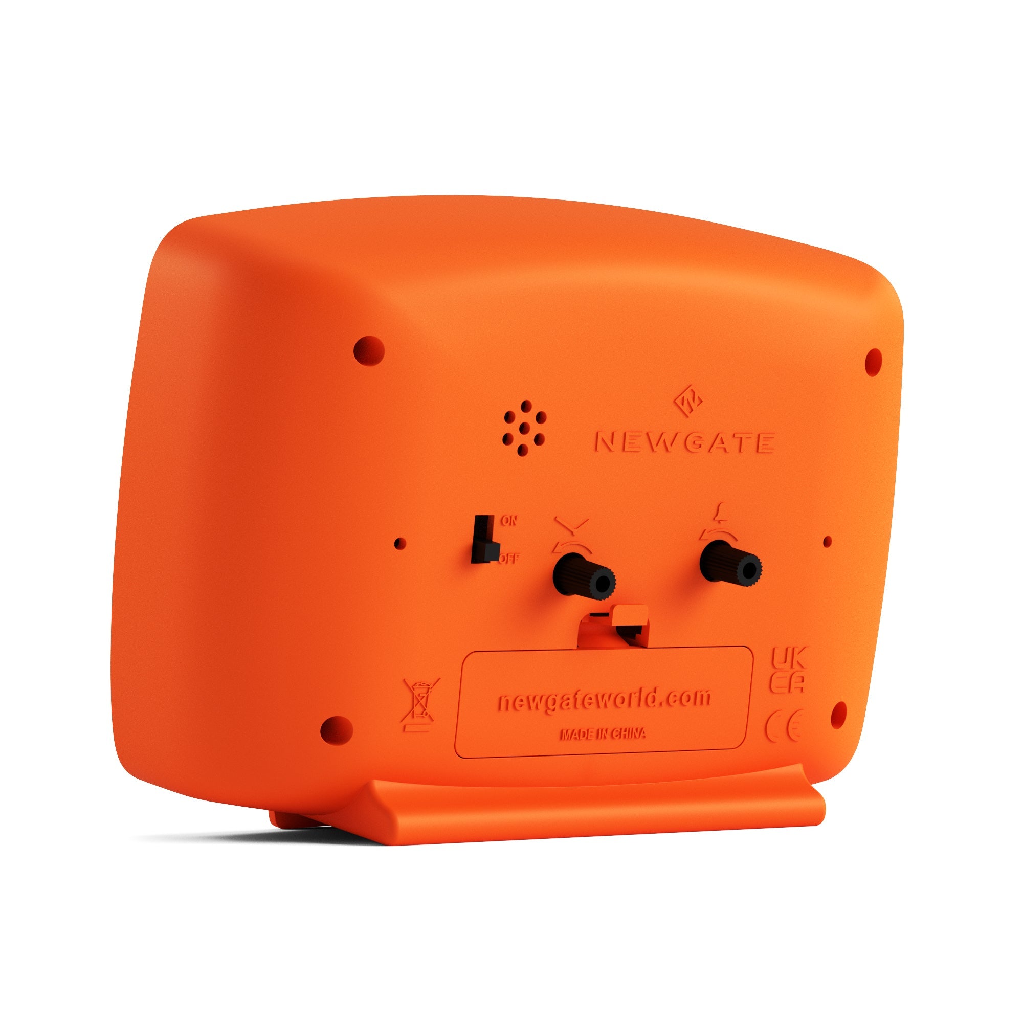 Newgate Brooklyn Alarm Clock - Orange