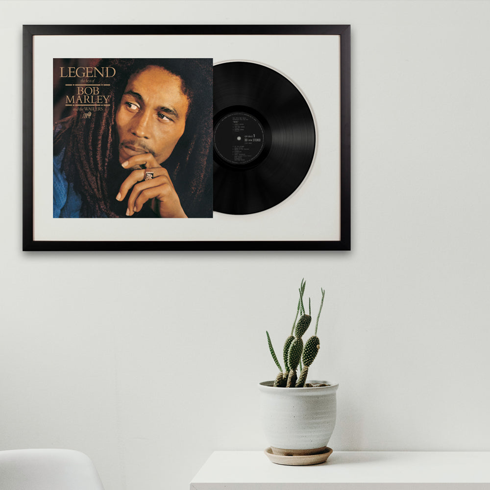 Framed Johnny Cash the Essential Johnny Cash Vinyl Album Art