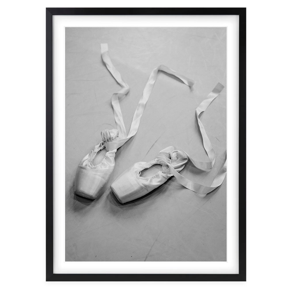 Wall Art's Ballet Slippers Large 105cm x 81cm Framed A1 Art Print