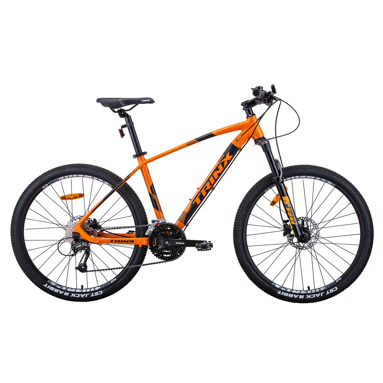 Trinx X1 MTB Mountain Bike Shimano Altus M370 27 Speed 19 Inches Frame Orange/Black