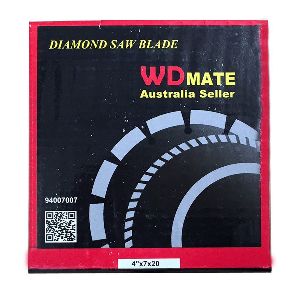 4x Dry Diamond Cutting Disc Wheel 105mm 4" Saw Blade Segment 20/16mm Tile Brick