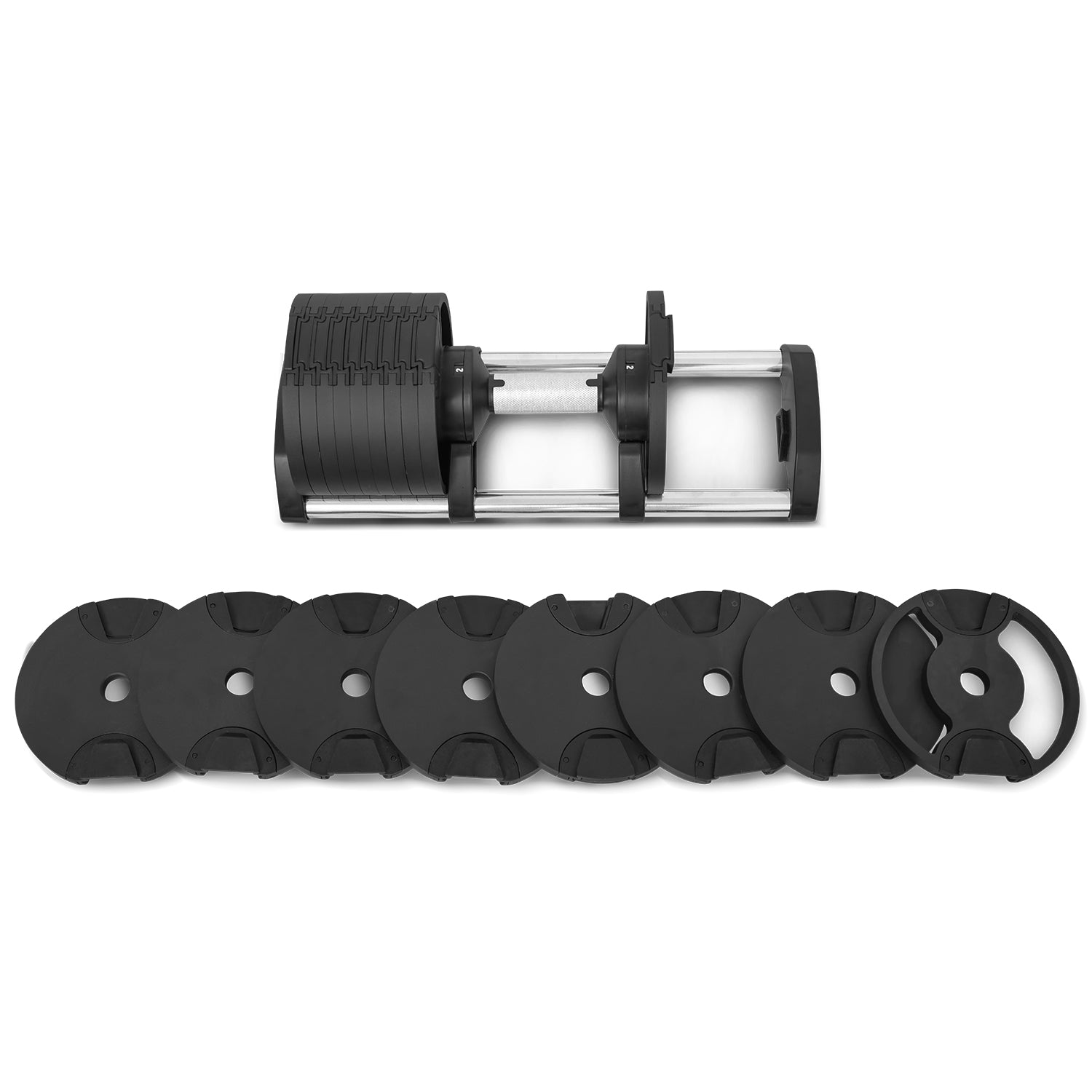 CORTEX RevoLock 64kg Adjustable Dumbbell Set with Stand (32kg Pair)