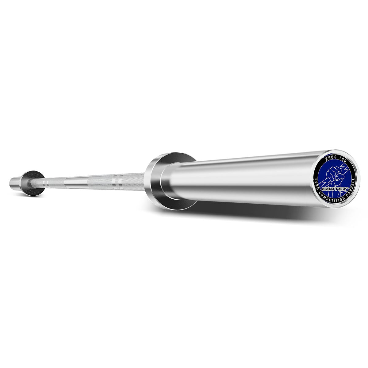 CORTEX ZEUS100 7ft 20kg Olympic Competition Barbell with Lockjaw Collars