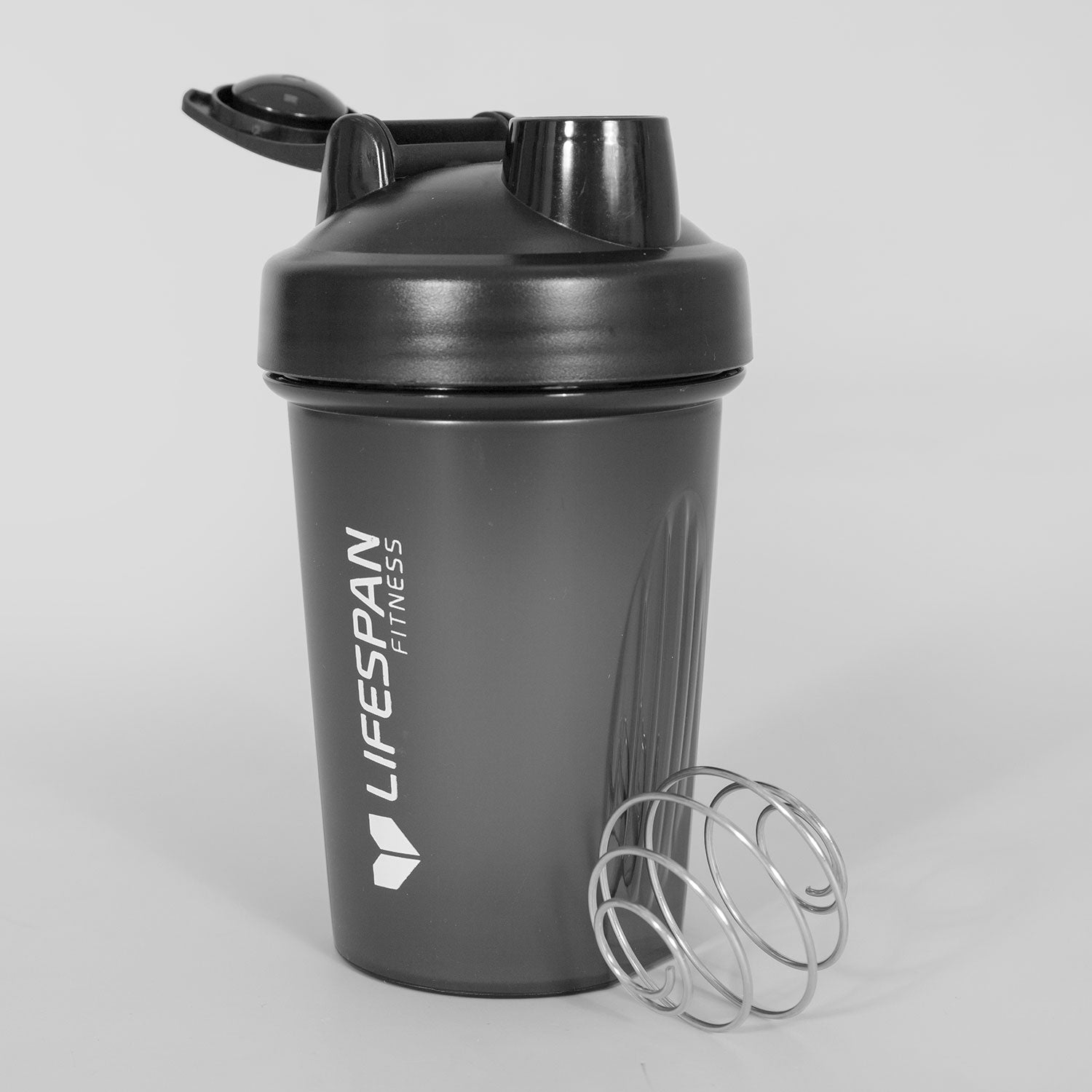 Lifespan Fitness Shaker Bottle 500ml in Black (Pack of 2)