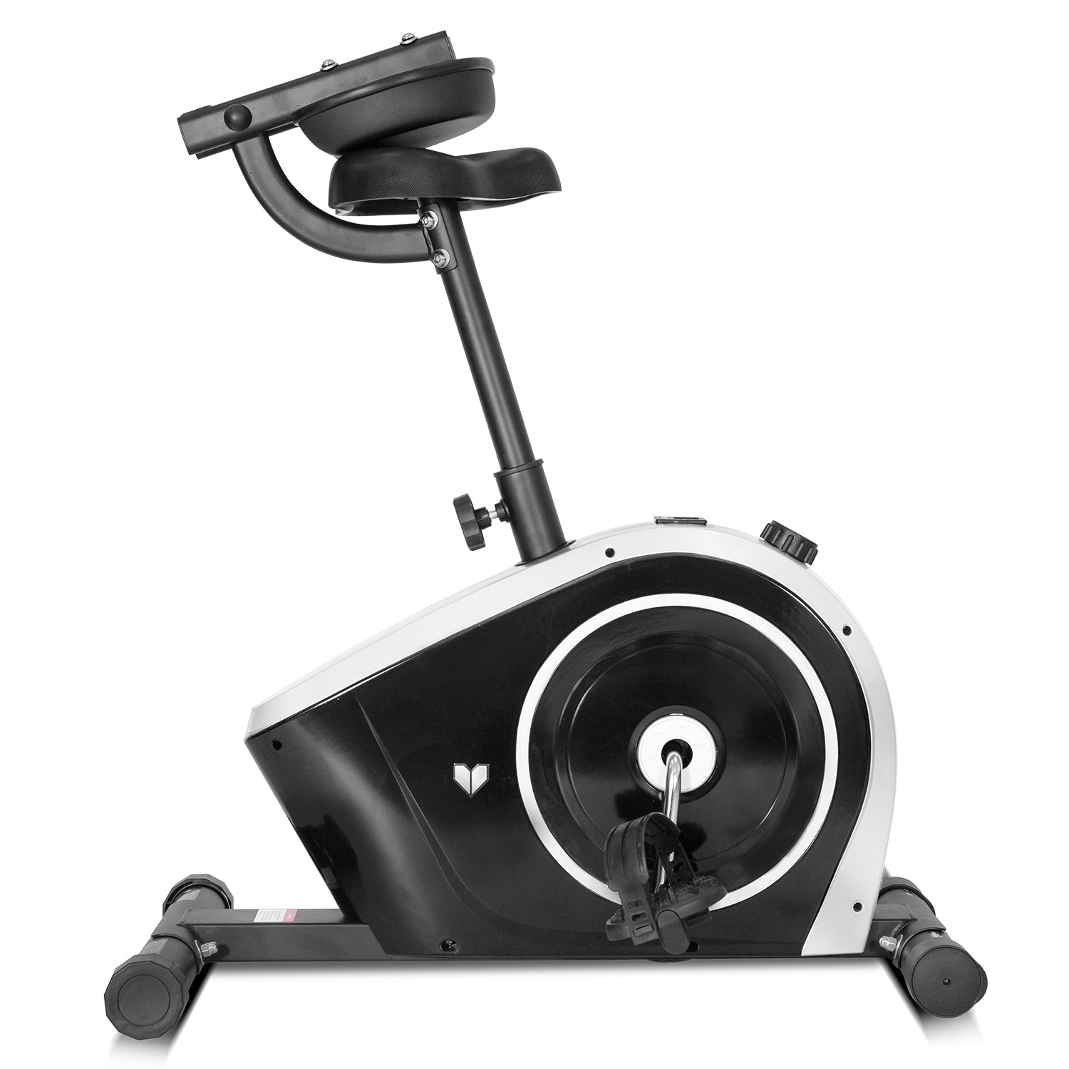 Lifespan Fitness Cyclestation 3 Exercise Bike with ErgoDesk Automatic Standing Desk 180cm in White/Black
