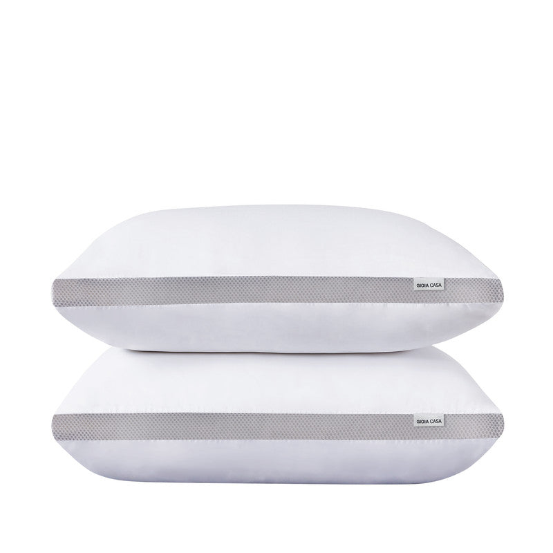 Luxury Bamboo Cooling Twin pack plush down-like pillows