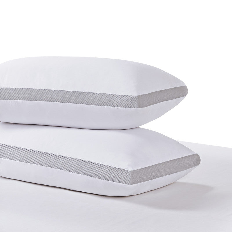 Luxury Bamboo Cooling Twin pack plush down-like pillows