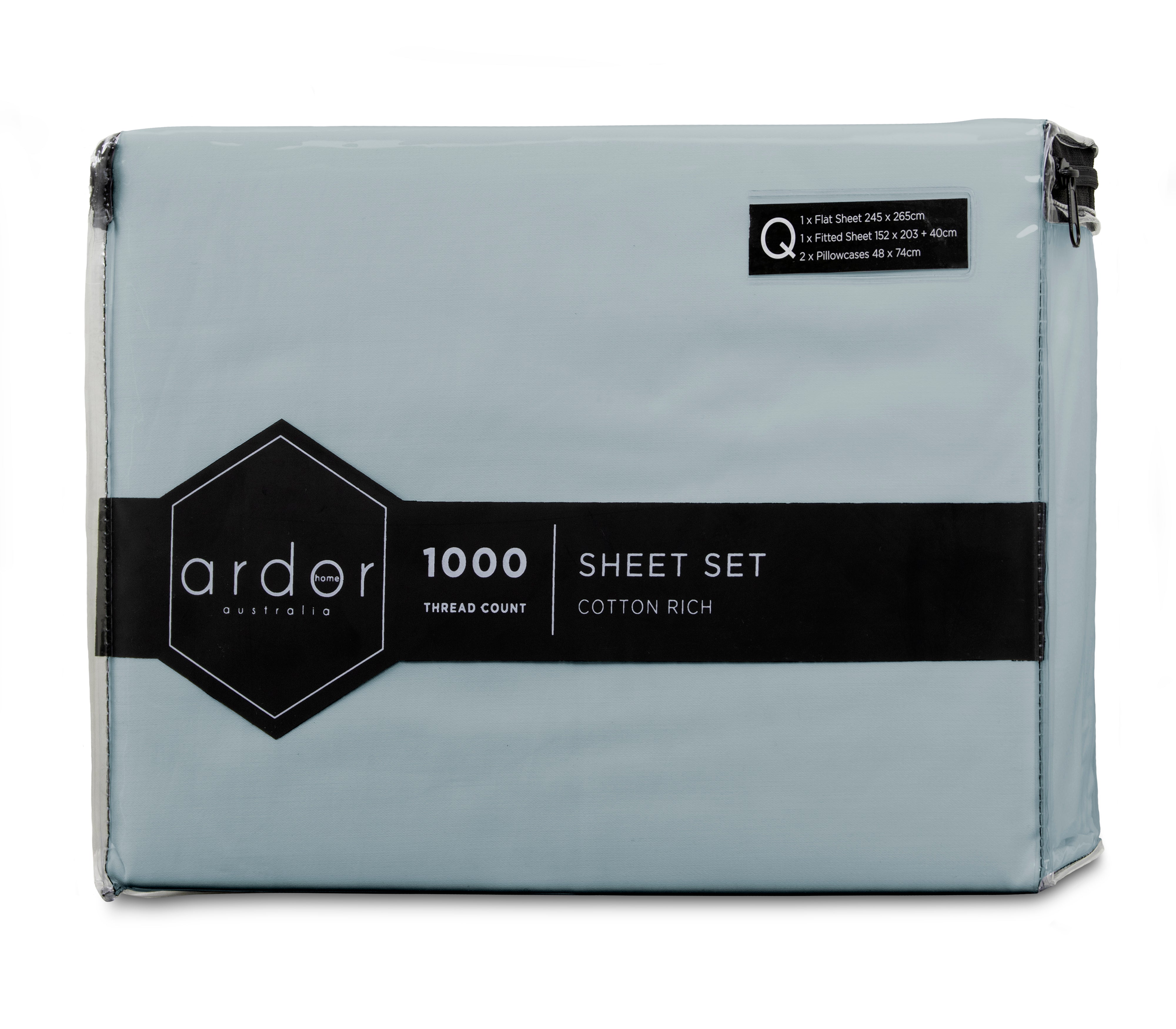 1000TC Cotton Rich SHEET SET - KING SINGLE