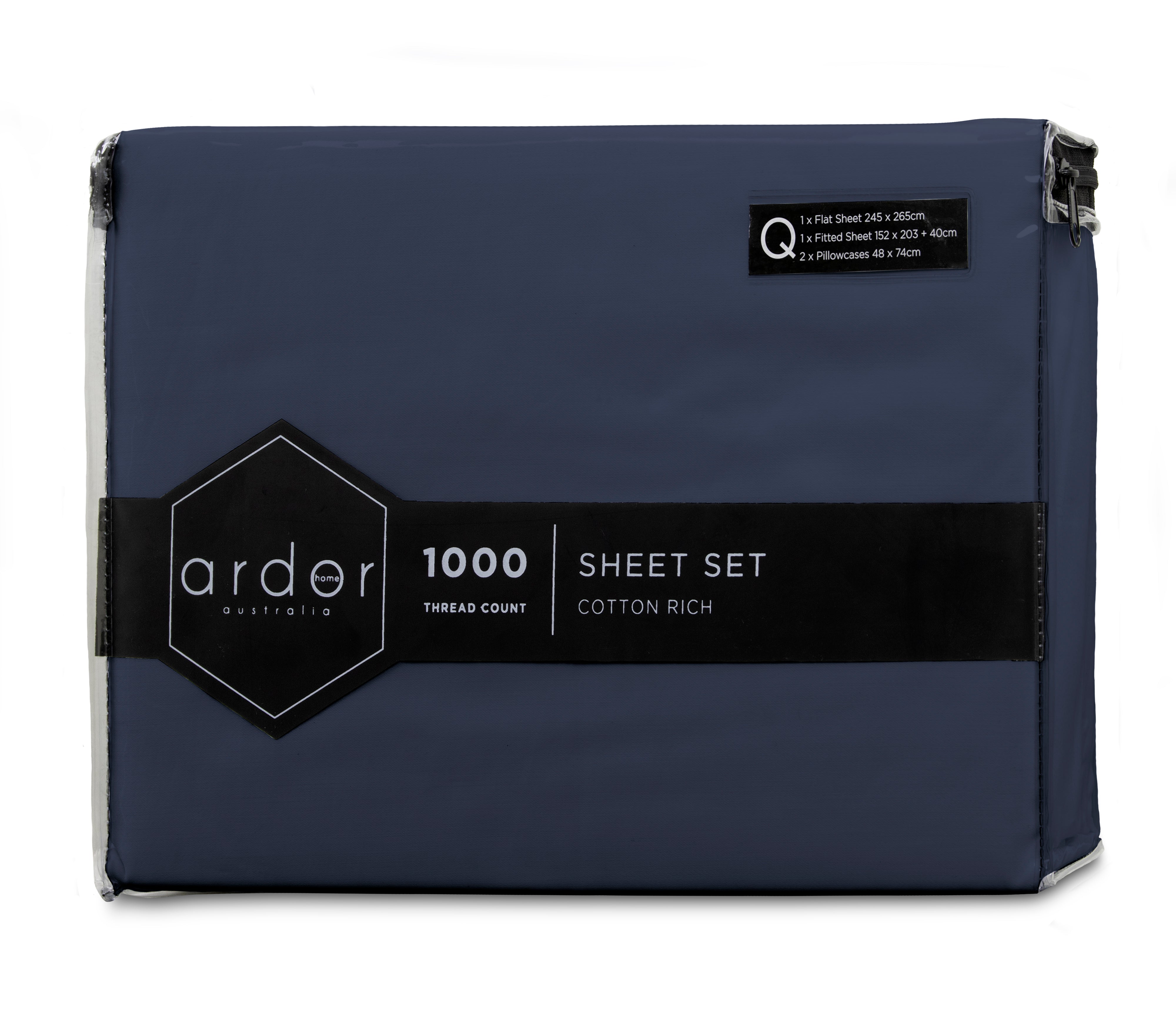 1000TC Cotton Rich SHEET SET - DOUBLE