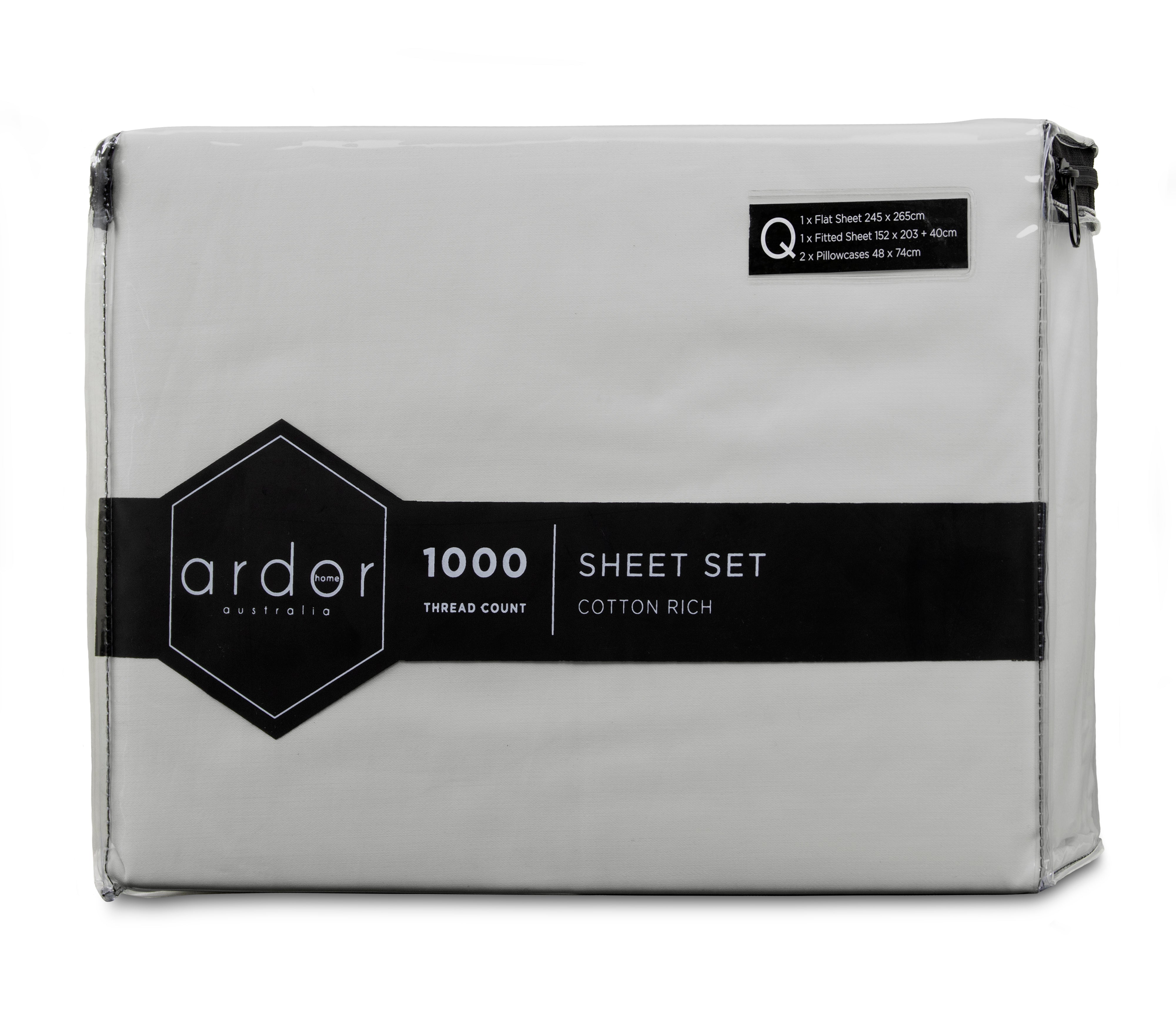 1000TC Cotton Rich SHEET SET - KING