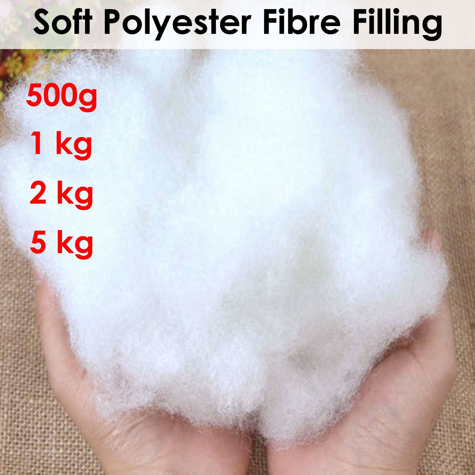 Soft Polyester Fiber Filling 500g