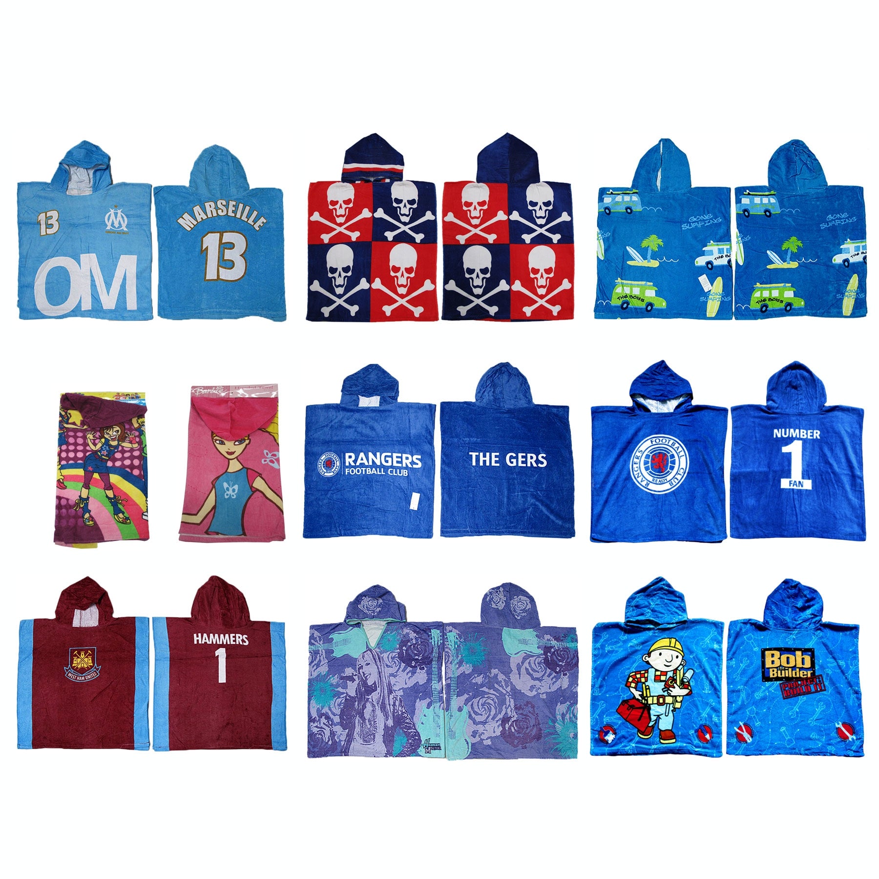 Kids Hooded Towel Rangers Football