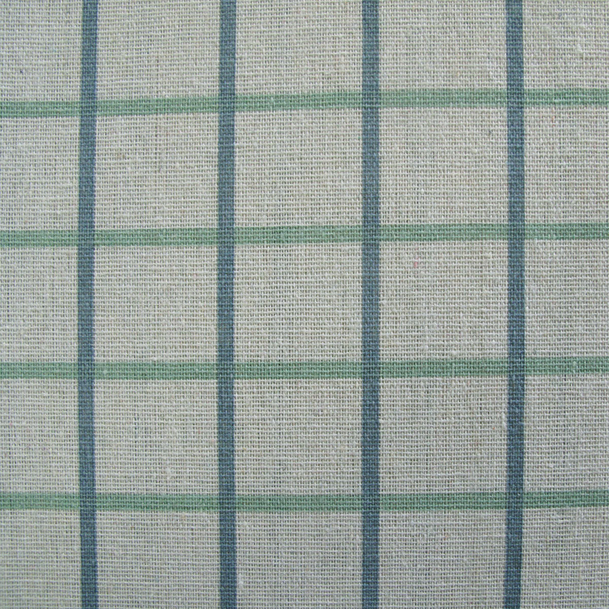 Cotton Grid Checks Oblong Table Cloth Blue 150 x 230cm