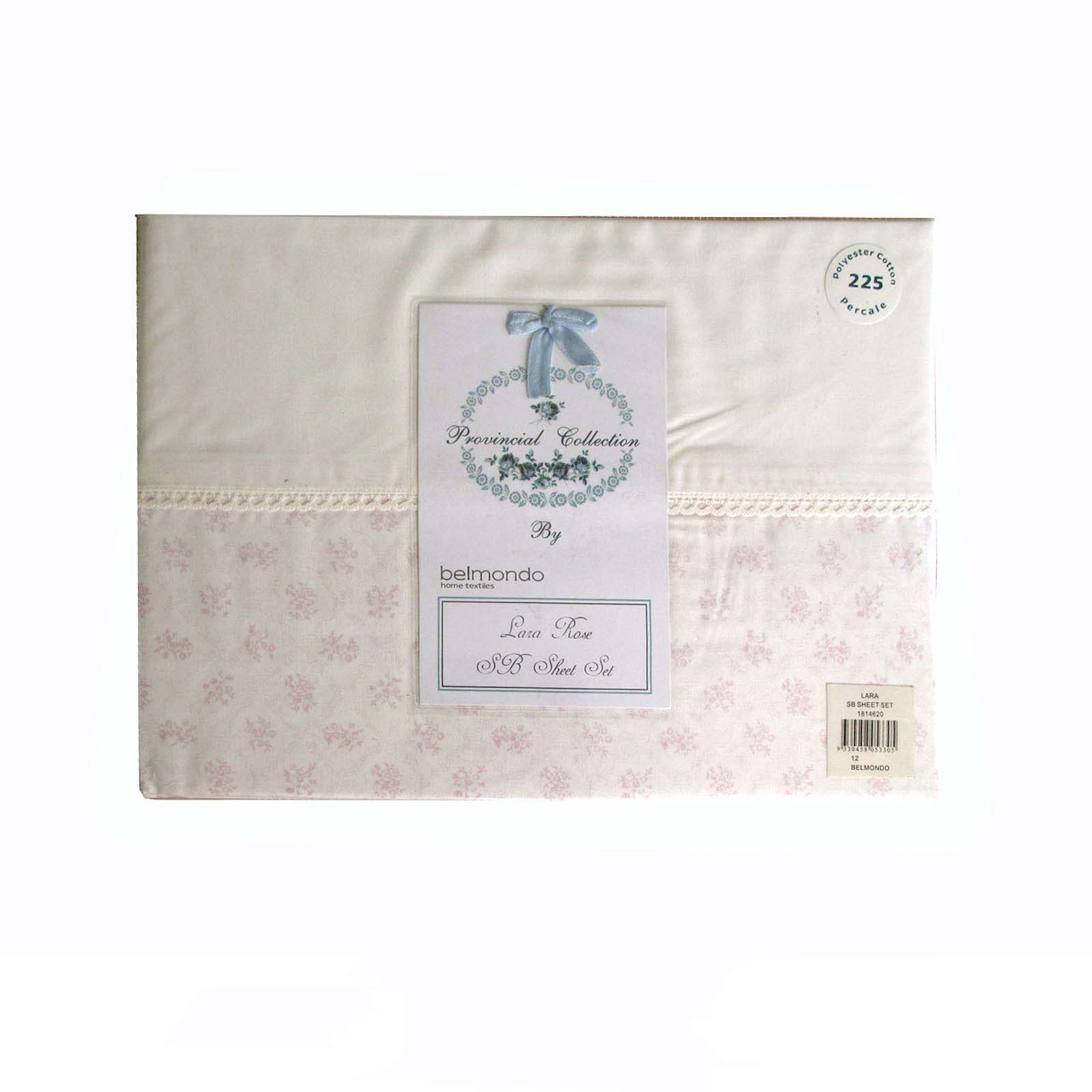 225TC Lara Rose Sheet Set Single