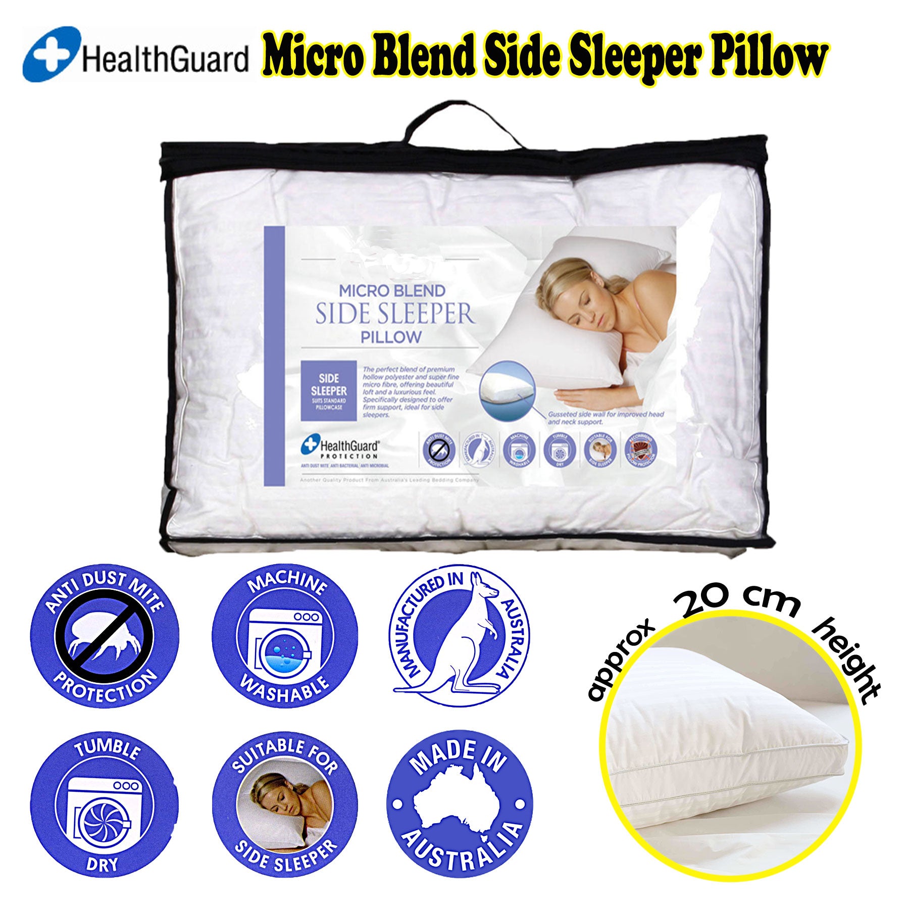 Easyrest Micro Blend Side Sleeper Pillow