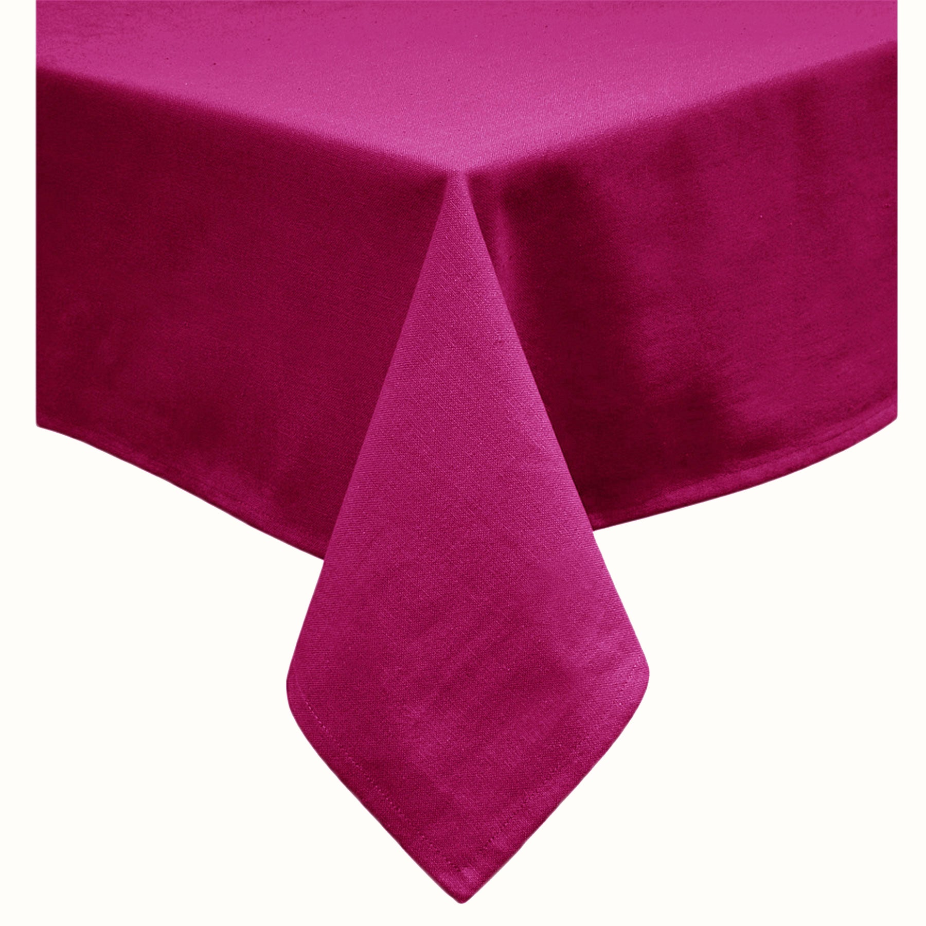 Hoydu Cotton Blend Table Cloth 150cm x 225cm  - FUSCHIA