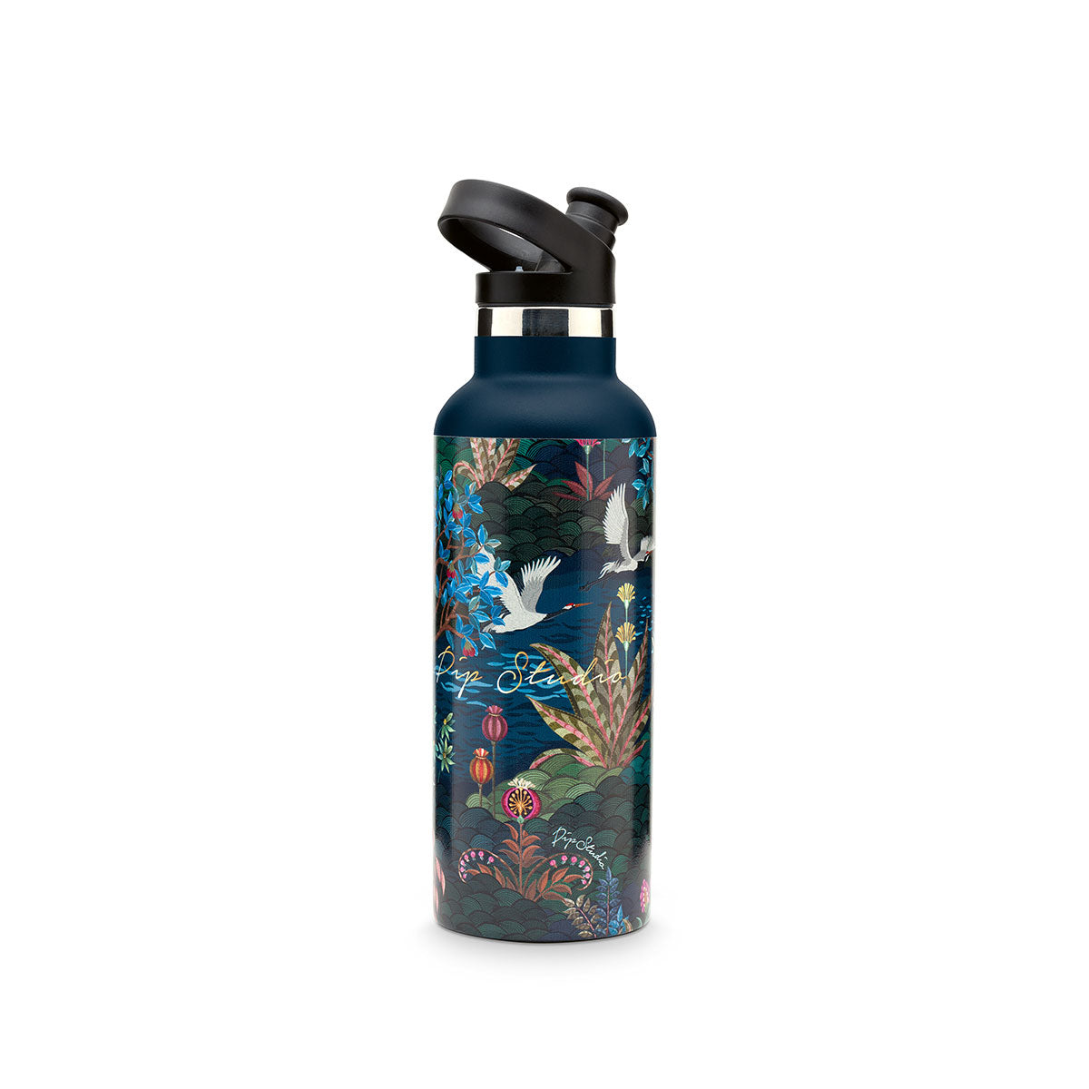 PIP Studio Angie Water Bottle Pip Garden Dark Blue 600ml