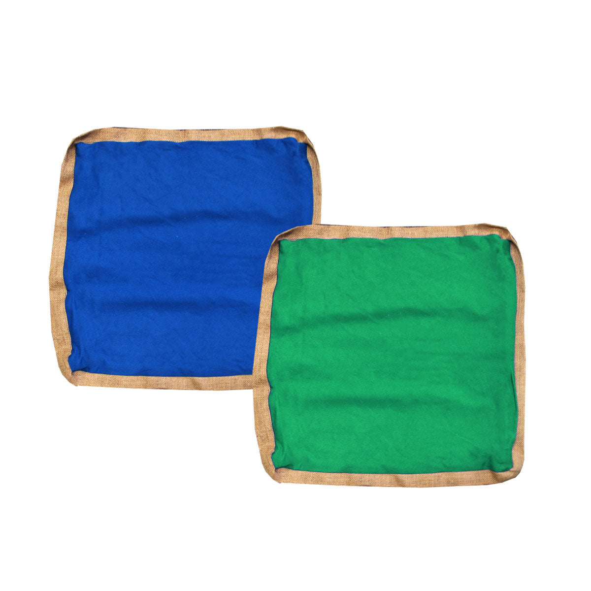 Brighton Green Blue Reversible Cushion Cover 40 x 40 cm