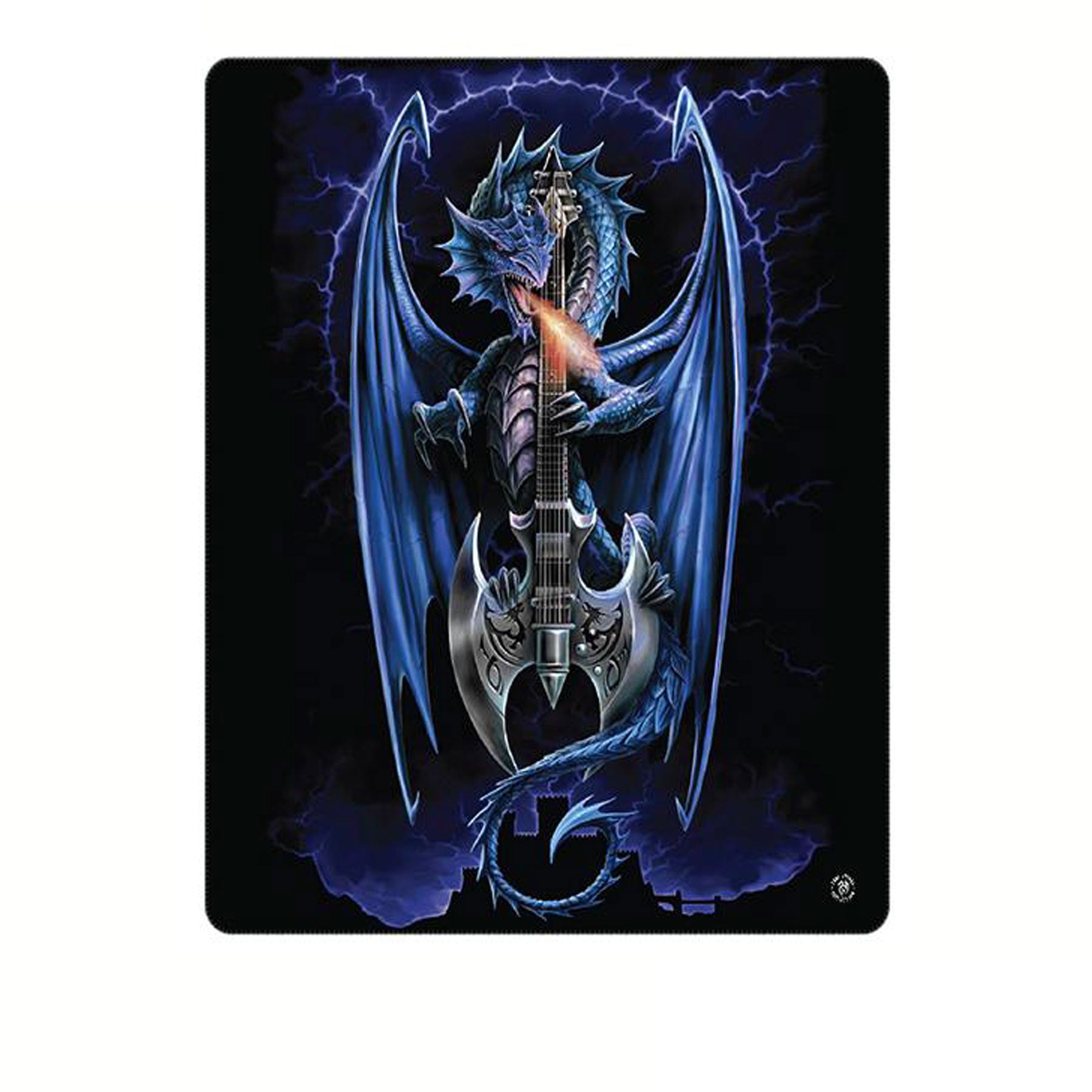 Anne Stokes Power Chord Polar Fleece Throw