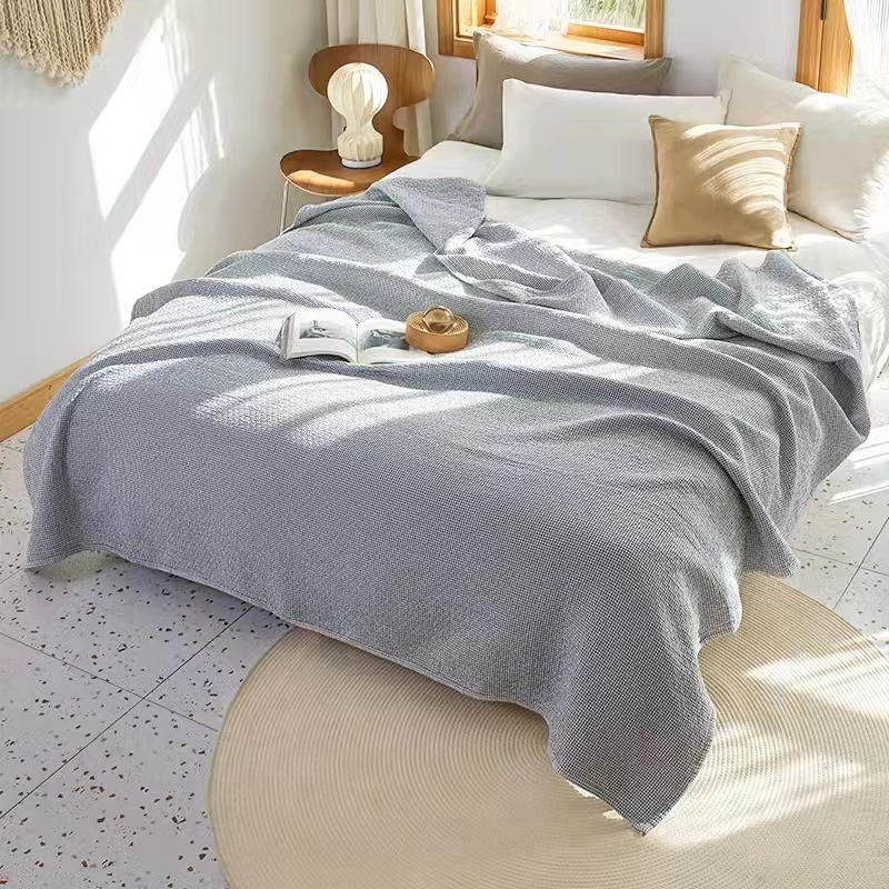 Elegant Classic style Cube Range Blanket Color Dark Gray