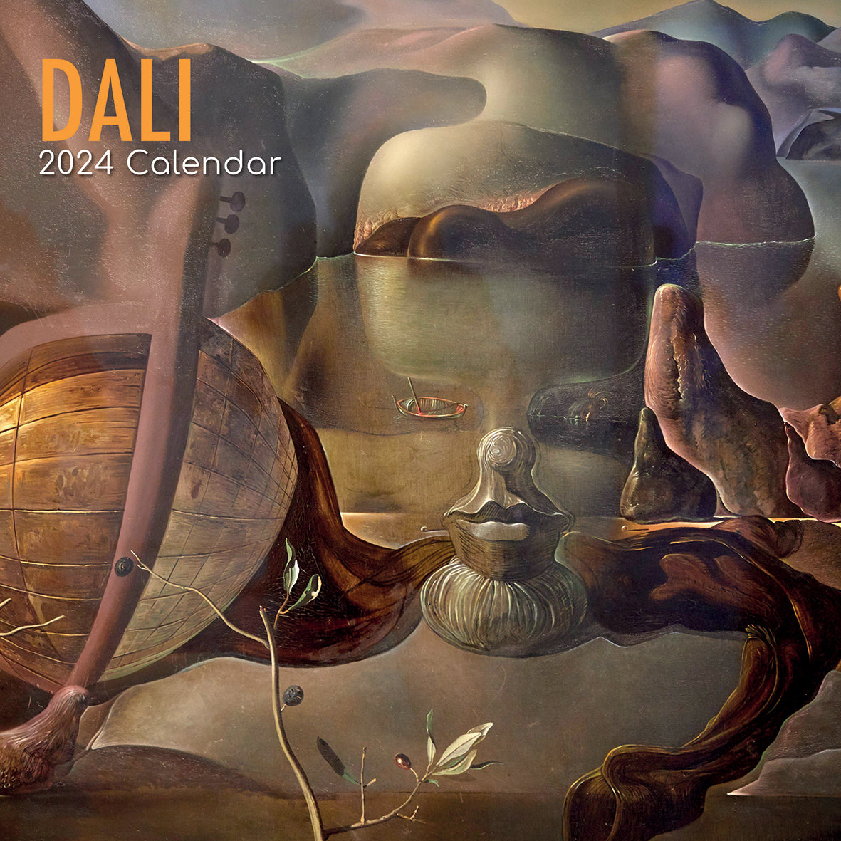 Dali - 2024 Square Wall Calendar 16 Months Arts Planner Christmas New Year Gift