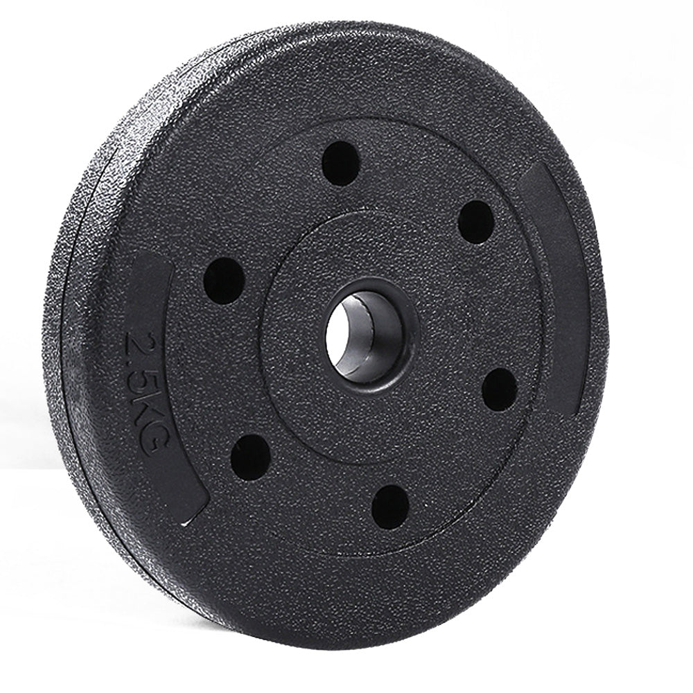 JMQ Fitness Weight Plates Weights Plate Home Gym Rubber Coated Cast - 10KGX2