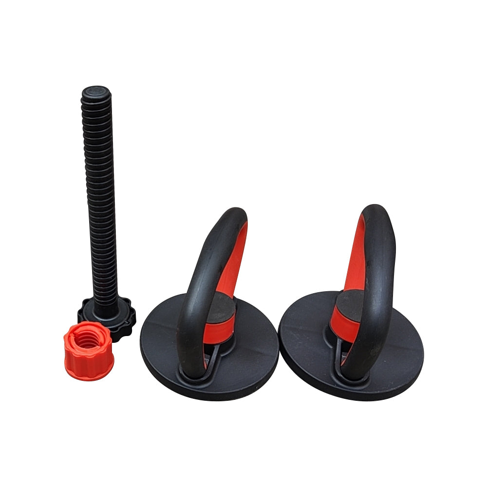 T&R SPORTS 1 Set  Adjustable Kettlebell Handle- Black&Red