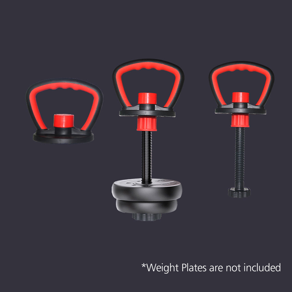 T&R SPORTS 1 Set  Adjustable Kettlebell Handle- Black&Red