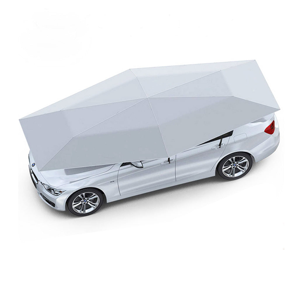 Mason Taylor Car Umbrella Cover w/ Remote Control Protection Sun Shade 4M - Silver