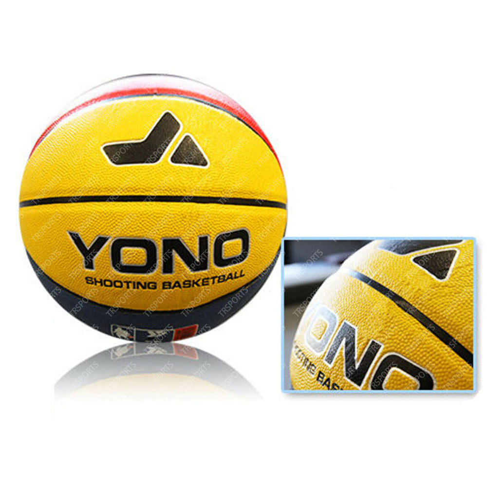 Size 7 Yono Red/Blue Basketball Game Ball Indoor Outdoor