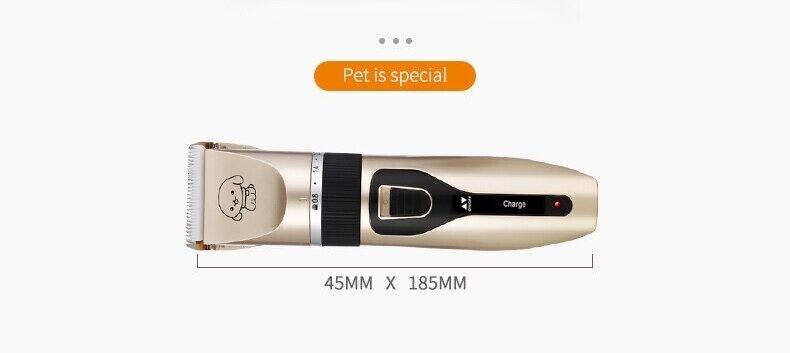 Cat Dog Pet Clippers Hair Electric Clipper Grooming Trimmer Shaver Cordless Kit