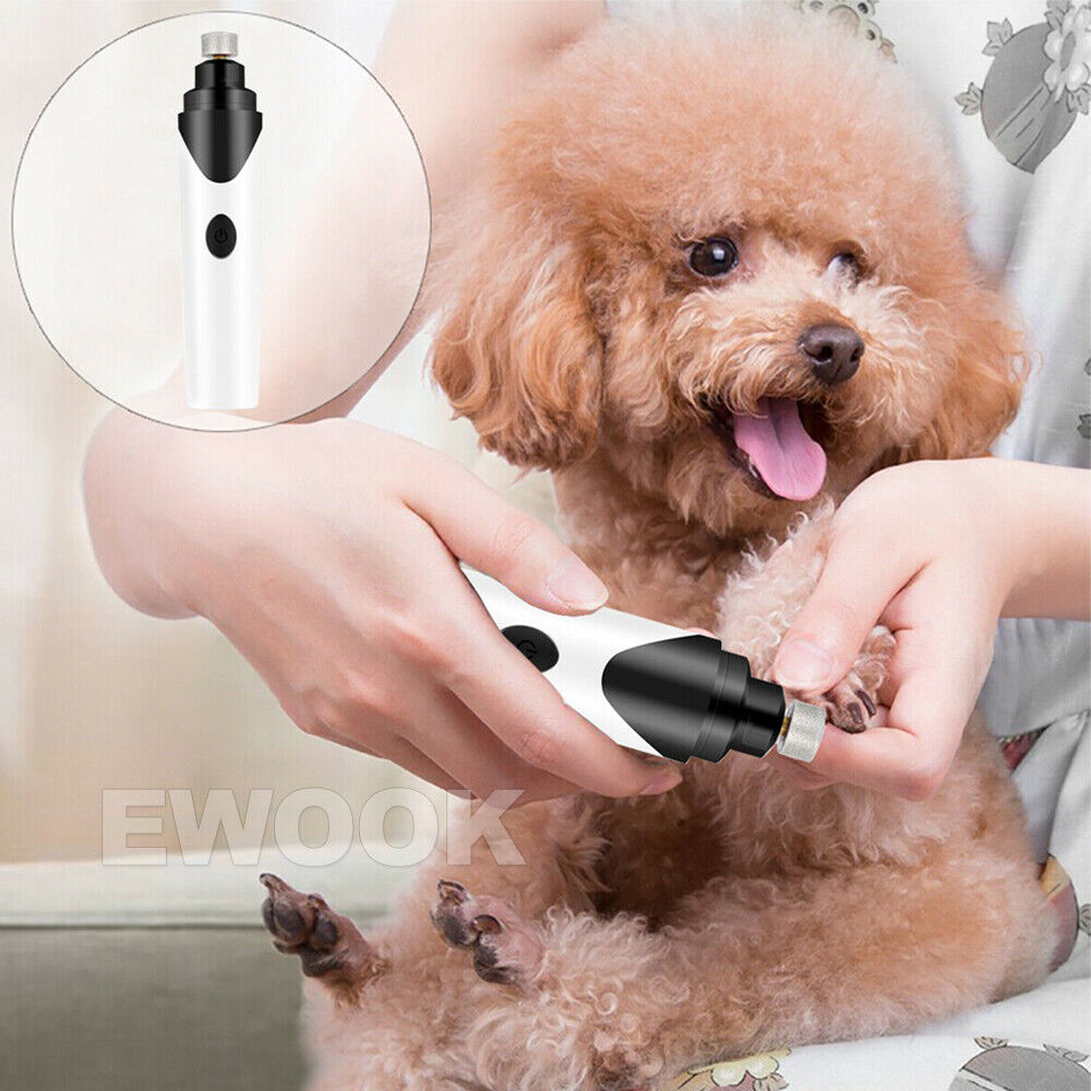 Pet Clippers Dog Cat Nail Claw Grooming Grinder Trimmer Electric Nail File