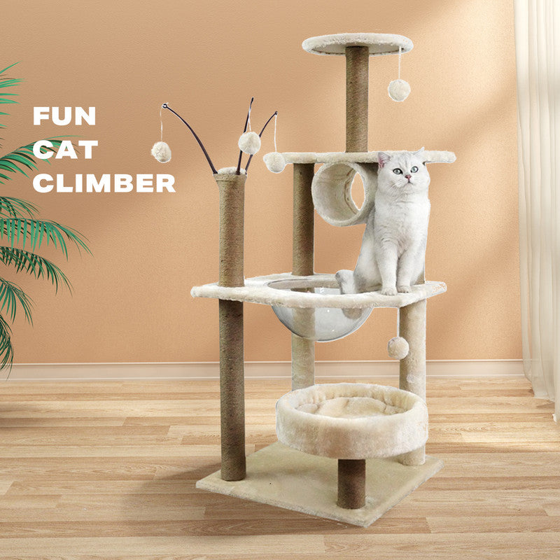 Cat Tree Scratching Post Scratcher Tower Condo House Furniture Bed Stand