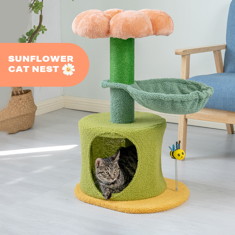 Cat Tree Scratching Post House Condo Furniture Feline Scratcher Tower Toys