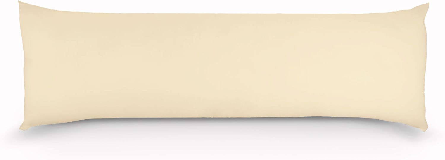 1000TC Premium Ultra Soft Body Pillowcase - Yellow Cream