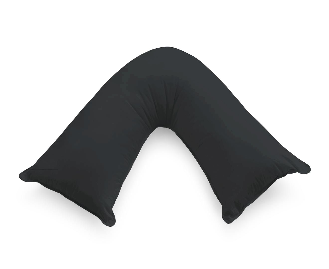 1000TC Premium Ultra Soft V SHAPE Pillowcase - Black