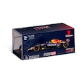 2022 F1 World Champion Max Verstappen Oracle Red Bull Honda Racing RB18 Bburago Diecast Car Model with Driver Helmet, Acrylic Display Case & Car Base 1:43 Scale Size