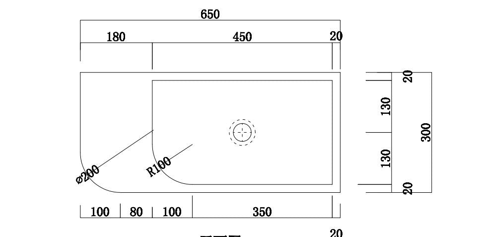 New Concrete Cement Wash Basin Counter Top Matte White Wall Hung Basin