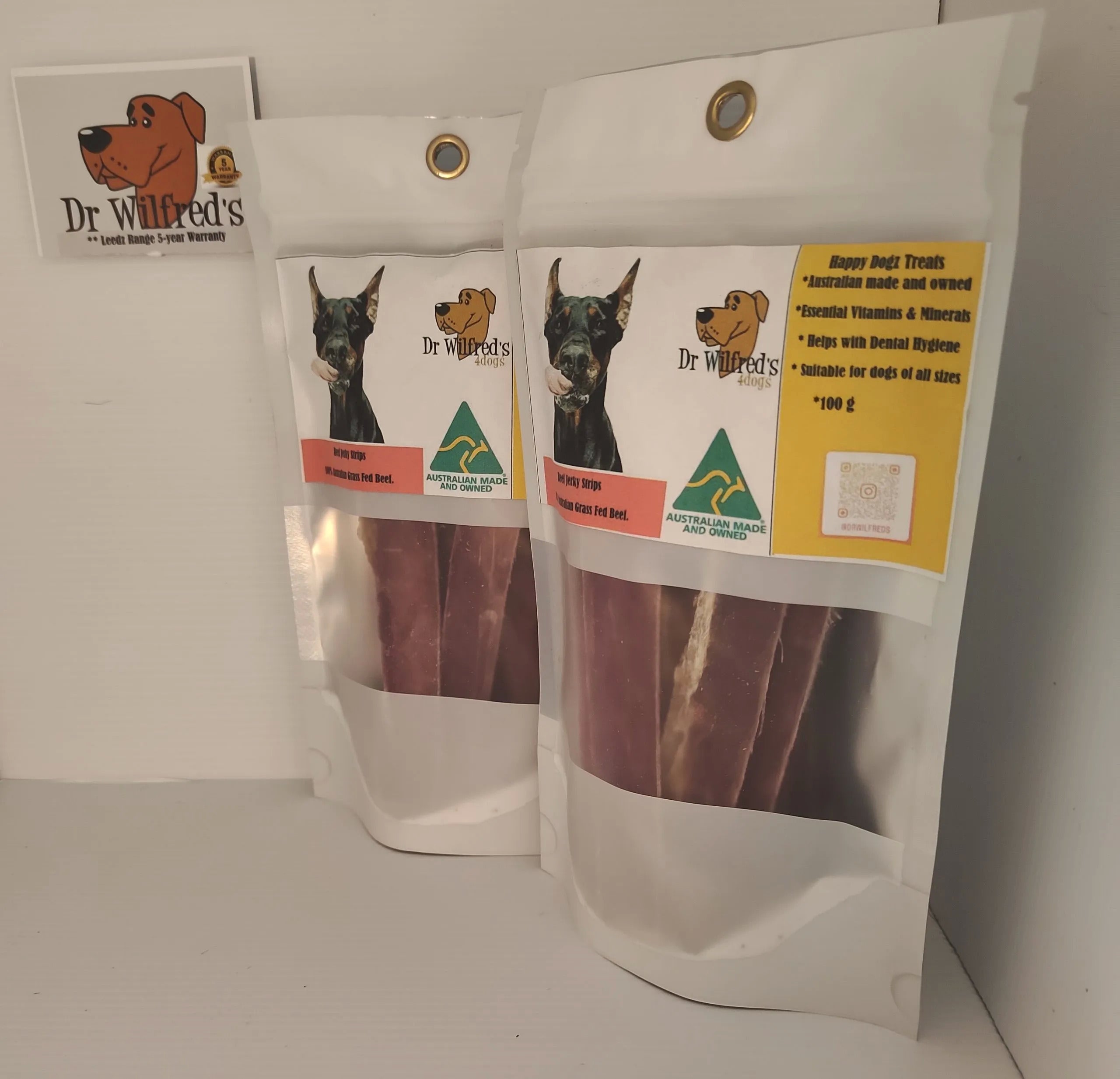 BEEF JERKY Dog treats beef jerky 100% Australian