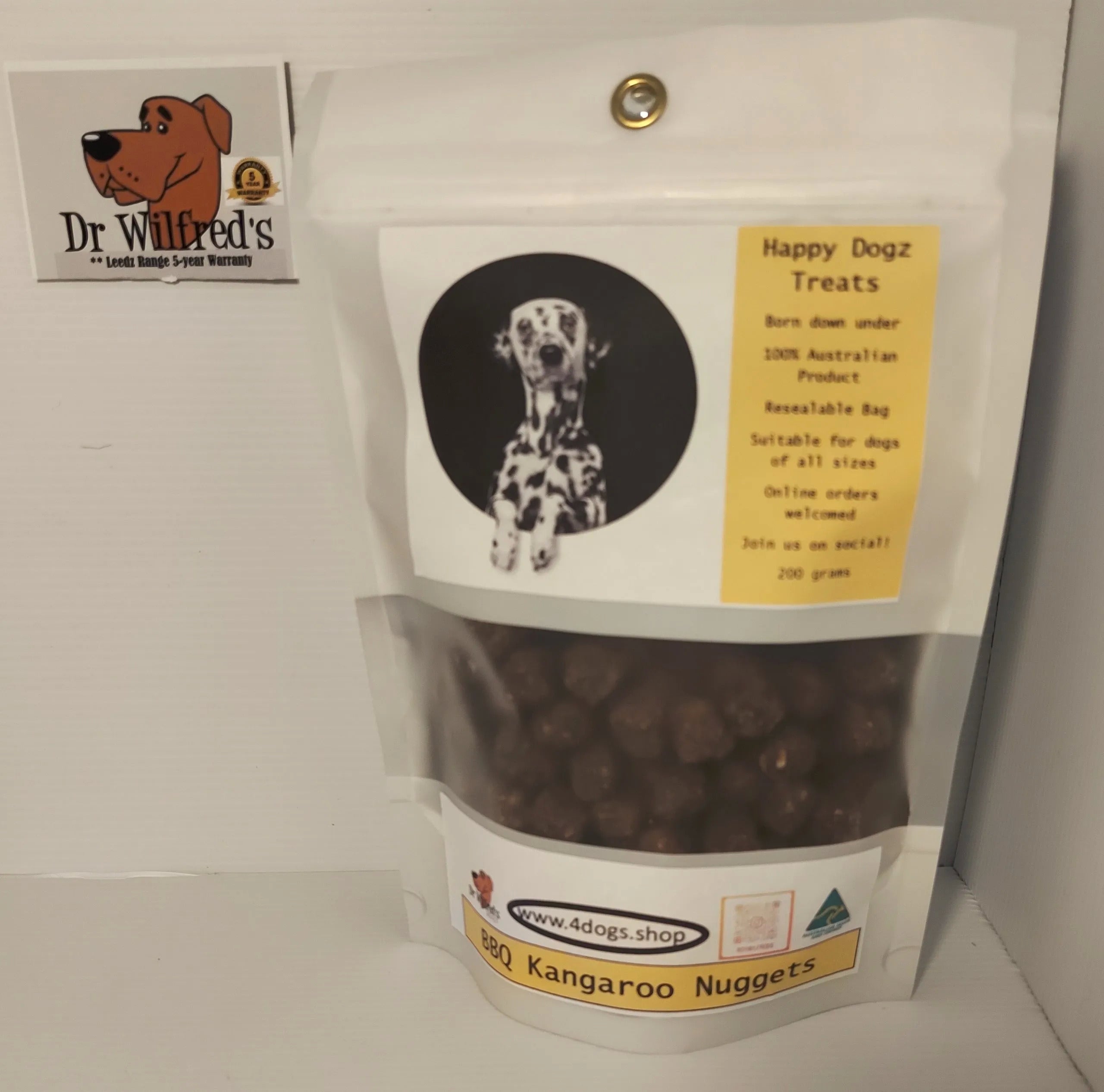 BBQ KANGAROO NUGGETS Dog treats kangaroo 100% Australian