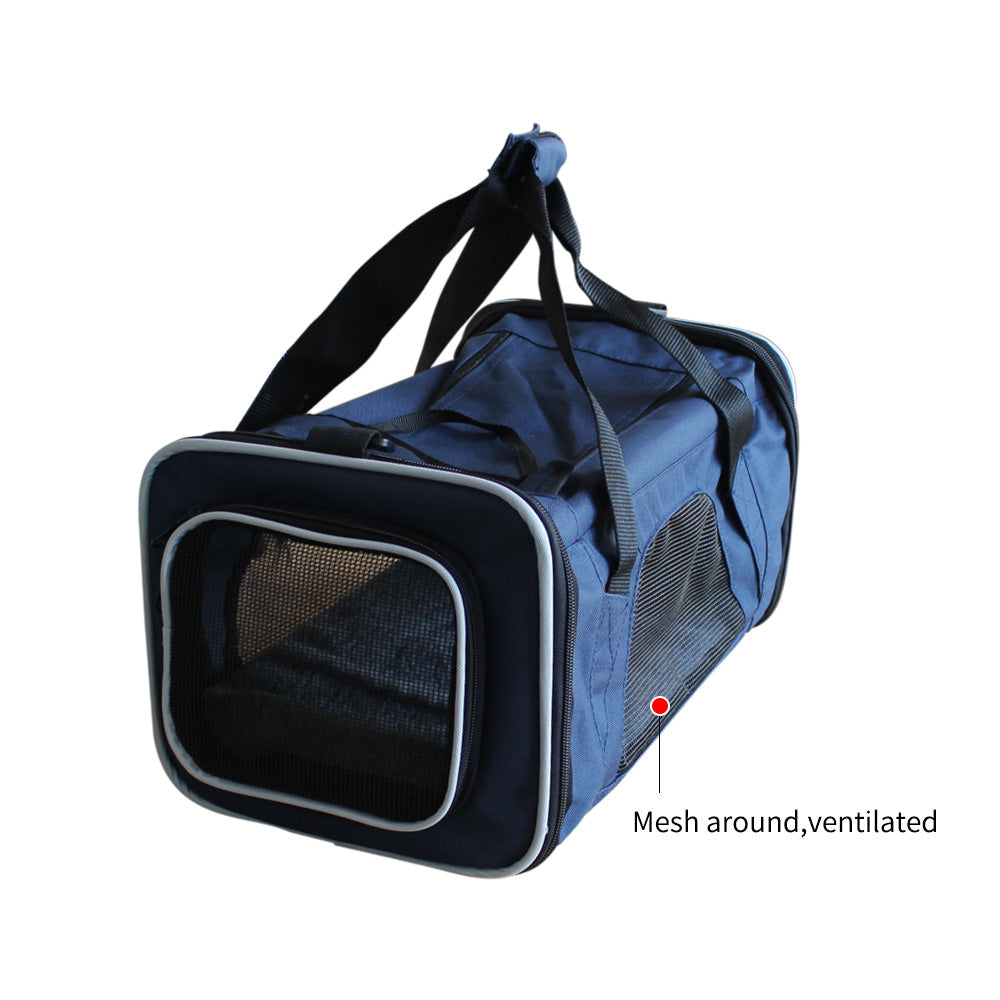 Ondoing Portable Pet Carrier Tote Travel Bag Kennel Soft Dog Crate Cage Indoor Outdoor