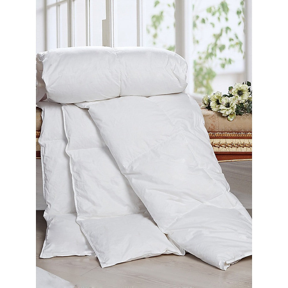 100% White Goose Feather Duvet / Quilt - DOUBLE