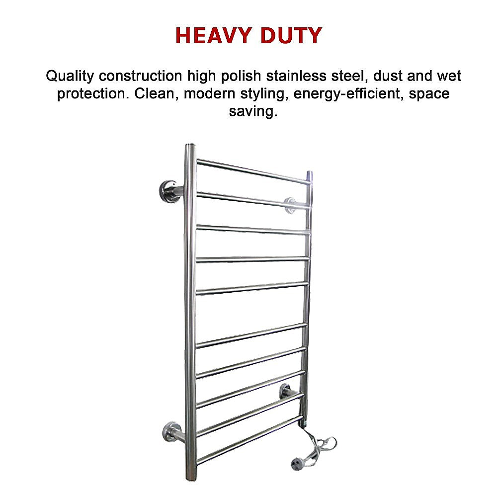 Electric Heated Bathroom Towel Rack / Rails -100w